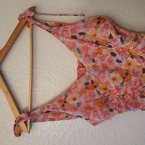 Lily Rose Floral Mini Ruffle Dress - Picture 3 of 11